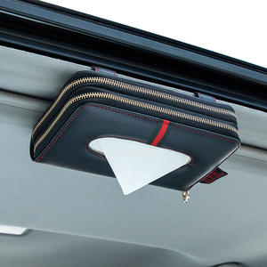 Boîte à mouchoirs pour voiture Ensembles de serviettes pour pare-soleil de voiture Porte-boîte à mouchoirs Décoration intérieure pour <span class=keywords><strong>BMW</strong></span> Accessoires de voiture - Product Image 1