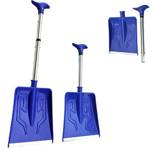 Pala para Nieve de Plástico Azul de 81 cm con Mango en D y Hoja Cuadrada para Uso en Exteriores - Product Image 4