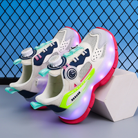 Chaussures de roller respirantes avec semelle extérieure en EVA antidérapante, chaussures de sport décontractées pour enfants, garçons et filles