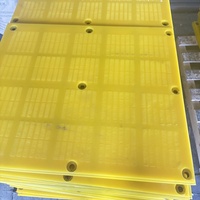 OEM Polyurethan-Entwässerungssiebplatte für Bergbauverarbeitung Verschleißfeste PU-Vibrationssiebplatte Direkt vom OEM-Hersteller