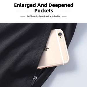 Ensemble <span class=keywords><strong>de</strong></span> vêtements <span class=keywords><strong>de</strong></span> sport, vêtements <span class=keywords><strong>de</strong></span> course à pied, vêtements <span class=keywords><strong>de</strong></span> fitness, vêtements <span class=keywords><strong>de</strong></span> basketball pour hommes, tissu fin en soie glacée, collants d'entraînement pour le matin - Product Image 4