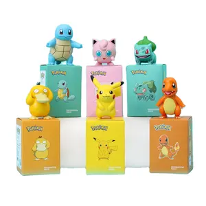 โมเดล pokemone เต่าทอง pokemone โมเดล Pikachu โมเดล pokmander Psyduck Squirtle 6แบบสำหรับเด็กของขวัญ