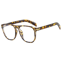 Lunettes de vue carrées de grande taille avec verres UV400 pour hommes