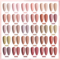 Set de Esmalte de Gel de Color Rosa Nude Natural de Marca Privada, 30 Colores, Larga Duración, Alta Pigmentación, Gel UV/LED para Proveedores de Arte de Uñas