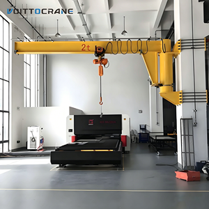 Grue à flèche murale à bas prix, capacité de levage légère, 250 kg, 500 kg, 1 T, palan électrique pour <span class=keywords><strong>atelier</strong></span> et entrepôt - Product Image 4