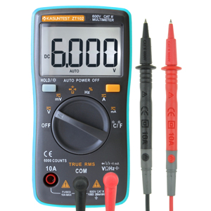 Multimètre numérique automatique ZT102 Mini 6000 points avec mesure de température – Meilleure vente - Product Image 1
