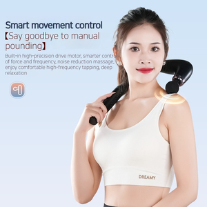หัวนวด4หัวตะขอแขนโค้งรูปตัวยูใหม่พร้อมแบตเตอรี่1200-3000รอบต่อนาที800มิลลิแอมป์ต่อนาทีสำหรับผ่อนคลายกล้ามเนื้อบรรเทาอาการปวดหลัง - Product Image 5