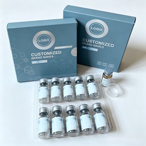 <span class=keywords><strong>Plateau</strong></span> en plastique durable et personnalisé, gaufré, écologique, pour emballage de flacons de peptides, avec étiquettes, compatible avec les flacons en verre de 3ml/10ml pour poudre lyophilisée - Product Image 3