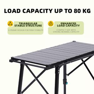 High Quality Outdoor Picnic Portable <b>Folding</b> Camping <b>Table</b> <b>Adjustable</b> Height Aluminum IGT Camping <b>Table</b> T-R-IGT91 Ultra-portable - Product Image 3