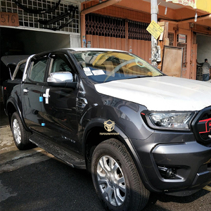 Élargisseurs d'ailes fins de 4 pouces pour <span class=keywords><strong>Ranger</strong></span> XLT <span class=keywords><strong>Wildtrak</strong></span> 2018 2019 <span class=keywords><strong>2020</strong></span> PX3 <span class=keywords><strong>Accessoires</strong></span> avec trous pour capteurs radar - Product Image 2