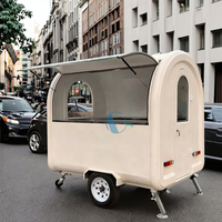 2025 camion de nourriture mobile de voiture à manger mobile avec mini remorque de nourriture conçue populaire entièrement équipée pour la restauration de rue