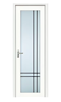 Porte de salle de bain étanche avec verre dépoli - Vente flash |   Finition moderne pour appartement et hôtel, taille et couleur personnalisées