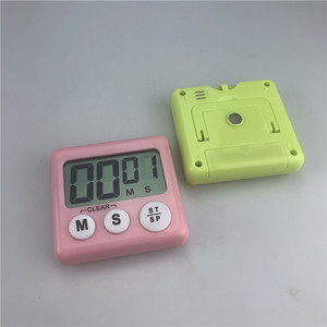 Haonan Office Supplies Store Digital Kitchen Timer 60 Min LCD Display Set Time Reminder Easy Operation Square Shape - Product Image 4