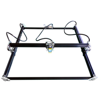 65*65cm Mini 15W Bleu CNC Laser Machine De Gravure 2 Axe DC 12V DIY Graveur De Bureau Bois Routeur