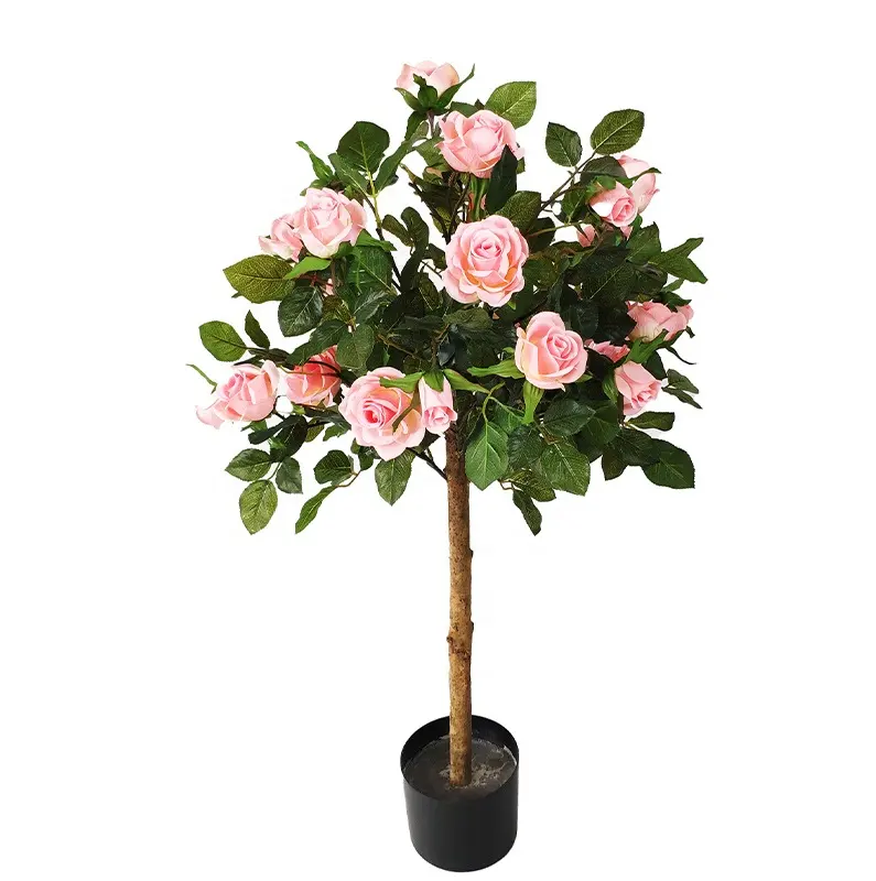 Wholesale High Quality Real Touch Artificial Tree Plant for Home Decor rose tree