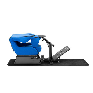 Silla de carreras sencilla con marco plegable al por mayor, soporte de rueda de carreras para conducción de coches VR, <span class=keywords><strong>asiento</strong></span> de simulador de carreras para videojuegos - Product Image 5