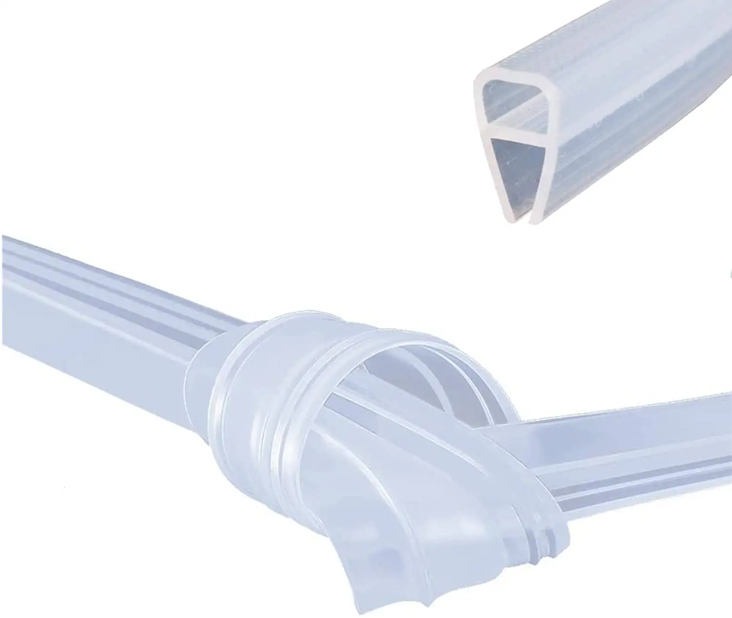 Hochwertige PVC-Dusch glastür Wasserdichter Dusch dichtung streifen für Badezimmer