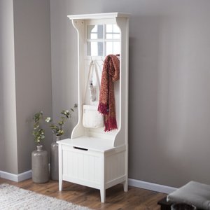 Más muebles de la Sala Mini tamaño <span class=keywords><strong>Hall</strong></span> árboles <span class=keywords><strong>Perchero</strong></span> de madera con banco de almacenamiento - Product Image 1