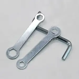 Mini 6 Point Double Box End Head Stamped Steel Spanner Wrench