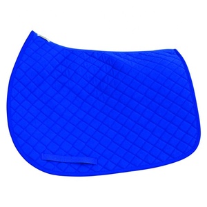 Selle de cheval bleue sur mesure, rembourrage en mousse doux et respirant, coussin d'équitation performant, léger, lavable, équipement d'équitation - Product Image 1