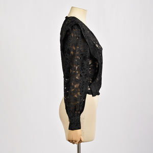 Blusas Casuales de Mujer 100% Poliéster, Venta al por Mayor, Blusa de Encaje para Mujer, Gran Venta - Product Image 2