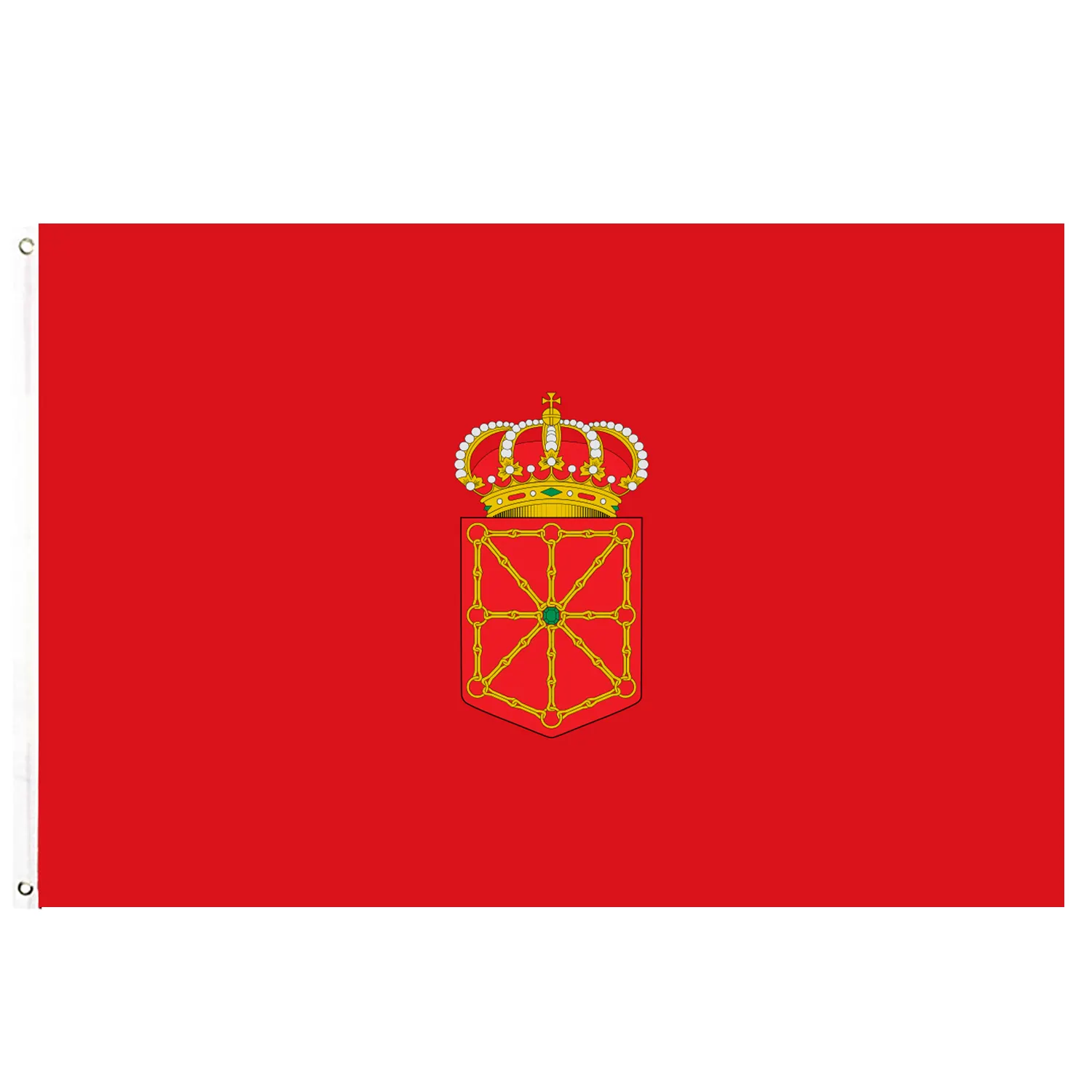 Werbeartikel Schnelle Lieferung von Polyester Spanische Flagge winken und Banner benutzer definierte Navarra Stadt flagge