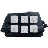 Barrera de Seguridad para Mascotas Personalizada con Panel de Malla Visible, Borde Reforzado y Soportes Adhesivos para Puertas, Escaleras y Balcones
