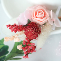 Fabricants Vente en Gros 2.5cm Tête de Rose Pe Mousse Rose Petite Fleur Rose Ours Fleur Simulation de Mariage Fleur
