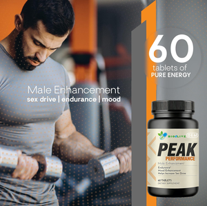 Comprimés Peak Performance pour l'amélioration des performances masculines, stimulant l'endurance, l'humeur et la libido, 60 comprimés, complément alimentaire naturel - Product Image 2