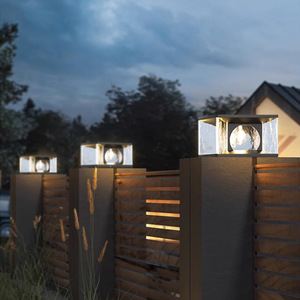 Lámparas Solares para Exteriores, Impermeables, de Acero Inoxidable, para Postes de Puerta, 16-24H, para Jardín y Villa - Product Image 3