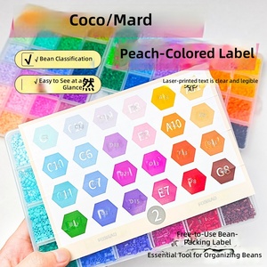 <strong>Fuse</strong> Beads Caps Supplement Package Wholesale 221 Color 26mm Cylindrical fusion Handmade Diy Material Mard Compatible - Product Image 1