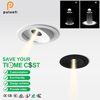 Lampe encastrée à tension personnalisable, angle de faisceau personnalisable, capteur de mouvement en option pour l'éclairage de plafond des couloirs et entrées