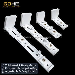 Riel de Cortina Plegable en S para Techo, de Aleación de Aluminio, con Barra Silenciosa de Plástico Integrada, Diseño Ondulado - Product Image 3
