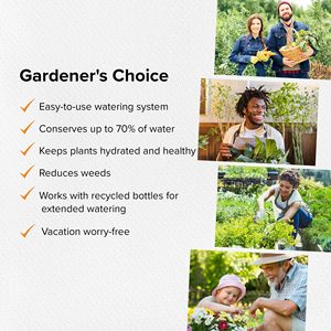 Grand pot d'irrigation auto-arrosage Olla en <span class=keywords><strong>terre</strong></span> <span class=keywords><strong>cuite</strong></span> classique pour les jardins domestiques Lits surélevés Plancher propice aux vacances pour artificiel - Product Image 3