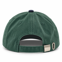 Casquette de baseball décontractée à 6 panneaux, motif léopard, en sergé de coton lavé, broderie haute densité, douce, bicolore, non structurée, pour usage quotidien en extérieur