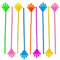 Mini jouets mains collantes, jouets doigts collants amusants, mains collantes extensibles et rigolotes, remplisseurs pour paniers de Pâques et sacs cadeaux