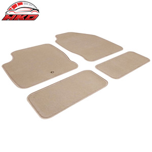 Tapis de sol pour Ford Focus 00-07, tapis avant et arrière beige 4 pièces - Velours - Product Image 3