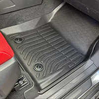4 Pièces Tapis de Coffre de Voiture 3D Thermoformés, Tapis de Sol de Voiture Sur Mesure, Tapis de Voiture
