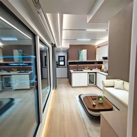 Maison capsule spatiale en acier imperméable à vendre, maison préfabriquée modulaire portable pour hôtel de plage, camping en montagne, éco-resort