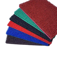 Tapis de sol lavable en PVC, type boucle anti-poussière en rouleaux pour la prospection d'or et tapis en vinyle