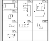 Ventanas y Puertas de Aluminio OEM/ODM de Fábrica o Perfil de Marco de Puerta y Ventana de Aluminio para el Mercado de Libia
