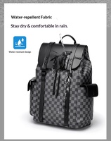 Mochila Deportiva de Gran Capacidad, Cómoda de Llevar, Personalizable de Fábrica, Impermeable, para Portátil, Regalo de Navidad