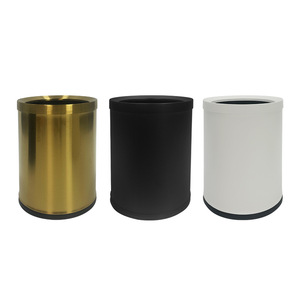Poubelle sans couvercle à double compartiment, moderne et minimaliste, de haute qualité, pour la maison (salon, cuisine, chambre, salle de bain). - Product Image 2