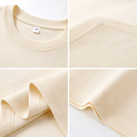 T-shirt vierge 100 % coton peigné 200 g/m² de qualité supérieure pour homme, coupe classique, impression de logo personnalisée DTG DTF, vente en gros