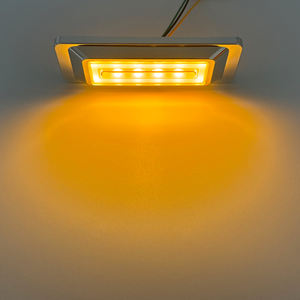 Feux <span class=keywords><strong>de</strong></span> dégagement LED, double lumière <span class=keywords><strong>de</strong></span> plafond rectangulaire, lumière constante, clignotante, lumière <span class=keywords><strong>de</strong></span> bord universelle pour camion - Product Image 6