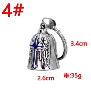 50 Pendentifs Porte-clés Mixtes pour Moto et Voiture : Clochettes Gremlin, Clochettes Croix, Clochettes Infirmière, Clochettes Ange, Clochettes Gardien, Clochettes Porte-bonheur pour Motards - Product Image 3