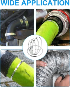 แคลมป์<span class=keywords><strong>รัด</strong></span>สายยางปรับได้ ขนาด 290 มม.-310 มม. ทำจากสแตนเลส 304 - Product Image 4