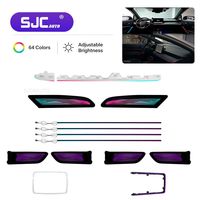 Éclairage d'ambiance SJC pour Toyota Corolla Cross/Frontlander 2026 LED 64 couleurs – Accessoires de décoration intérieure améliorés pour une ambiance optimale