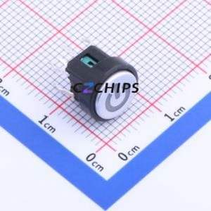 TM-001-D2-04 Tactile Switch Through hole Component (THT),6x6mm Switch Single Pole Single Throw Round Button 2.6N Through Hole - Product Image 1