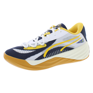 Zapatos Puma All Pro Nitro Black Fives para Hombre, Color: Azul Marino, 100% Auténticos - Product Image 1